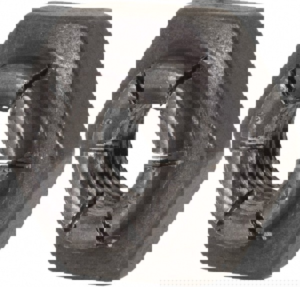 1/4-20 UNC Grade 2 Heavy Hex Lock Nut with Expanding Flex Top