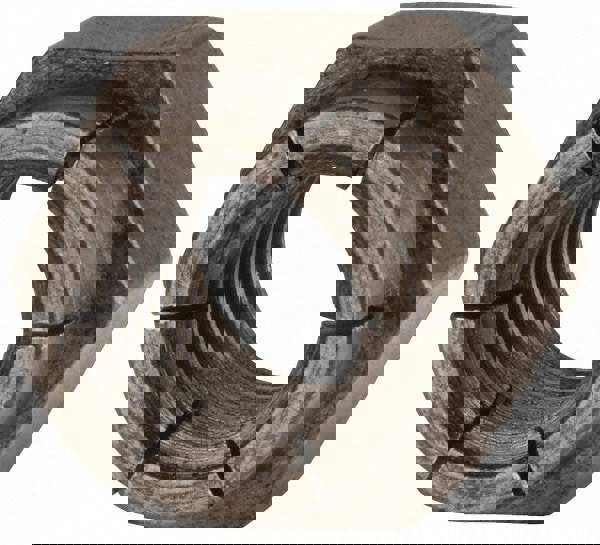 Hex Lock Nut: Expanding Flex Top, 1/2-13, Grade 2 Steel, Uncoated