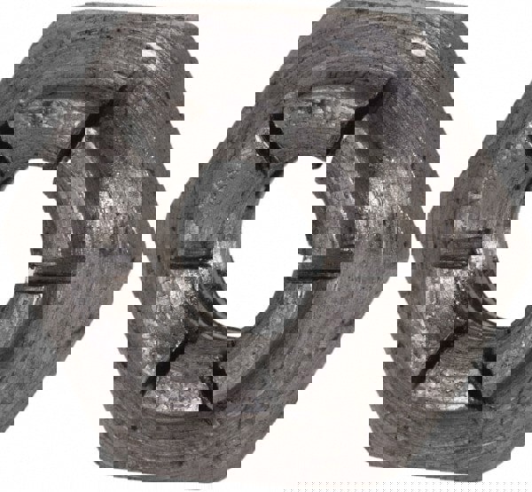 1/4-20 UNC Grade 2 Heavy Hex Lock Nut with Expanding Flex Top