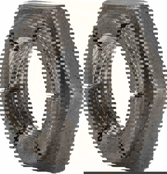 1/2-13 UNC Grade 2 Hex Lock Nut with Expanding Flex Top