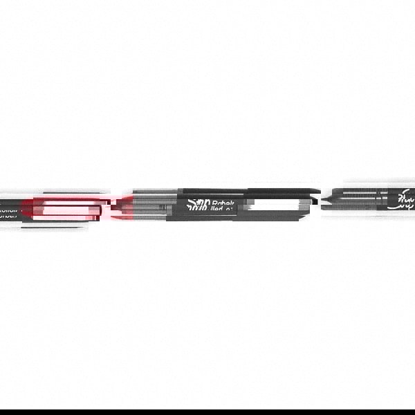 Roller Ball Pen: 0.7 mm Tip, Red Ink