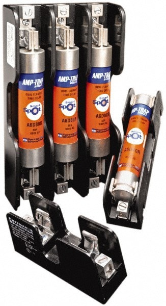 3 Pole, 250 VAC/VDC, 100 Amp, Screw Mount Fuse Block