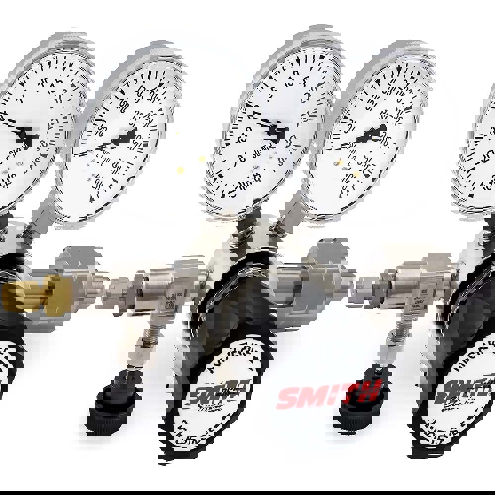 350 CGA Inlet Connection, 15 Max psi, Hydrogen Welding Regulator