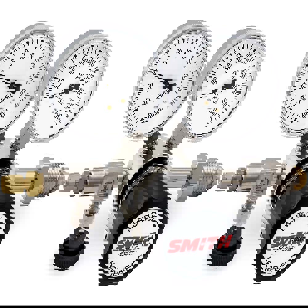 580 CGA Inlet Connection, 15 Max psi, Argon, Nitrogen & Helium Welding Regulator