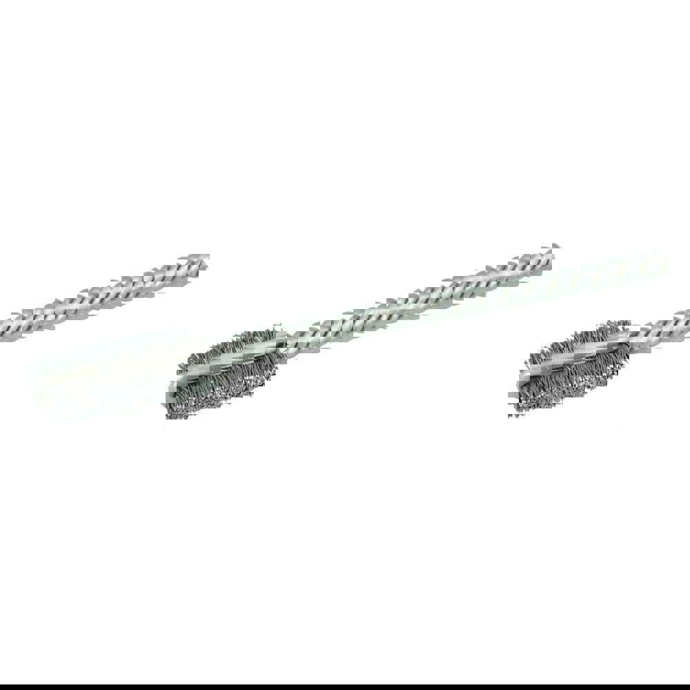 Power Tube Brush: Flat, Stainless Steel