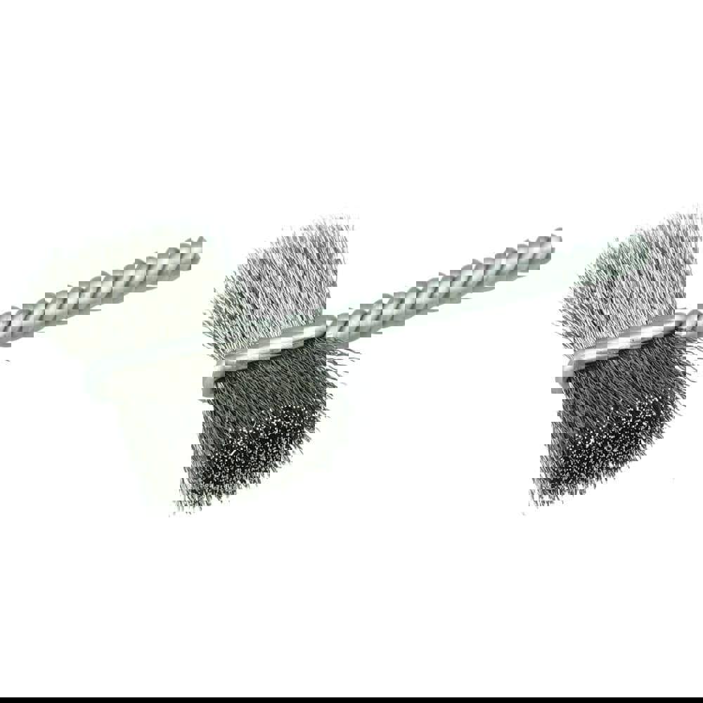 Power Tube Brush: Flat, Stainless Steel