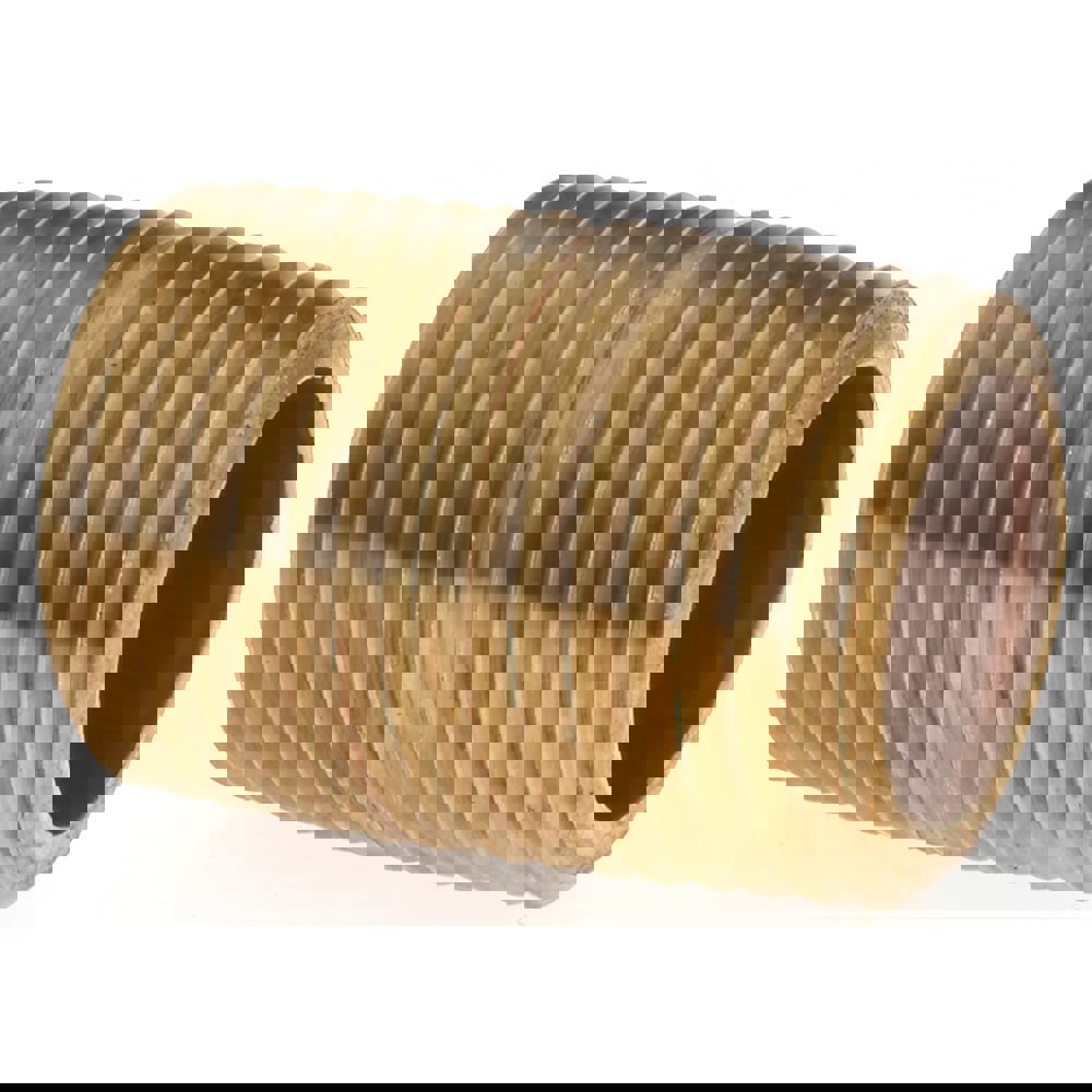 Brass Pipe Nipple: Threaded on Both Ends, 1-1/8