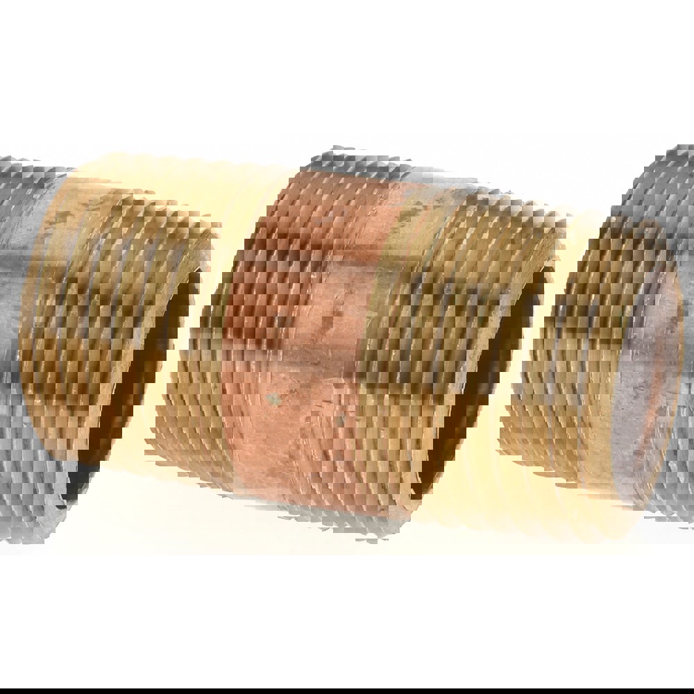 Brass Pipe Nipple: Threaded on Both Ends, 1-1/2