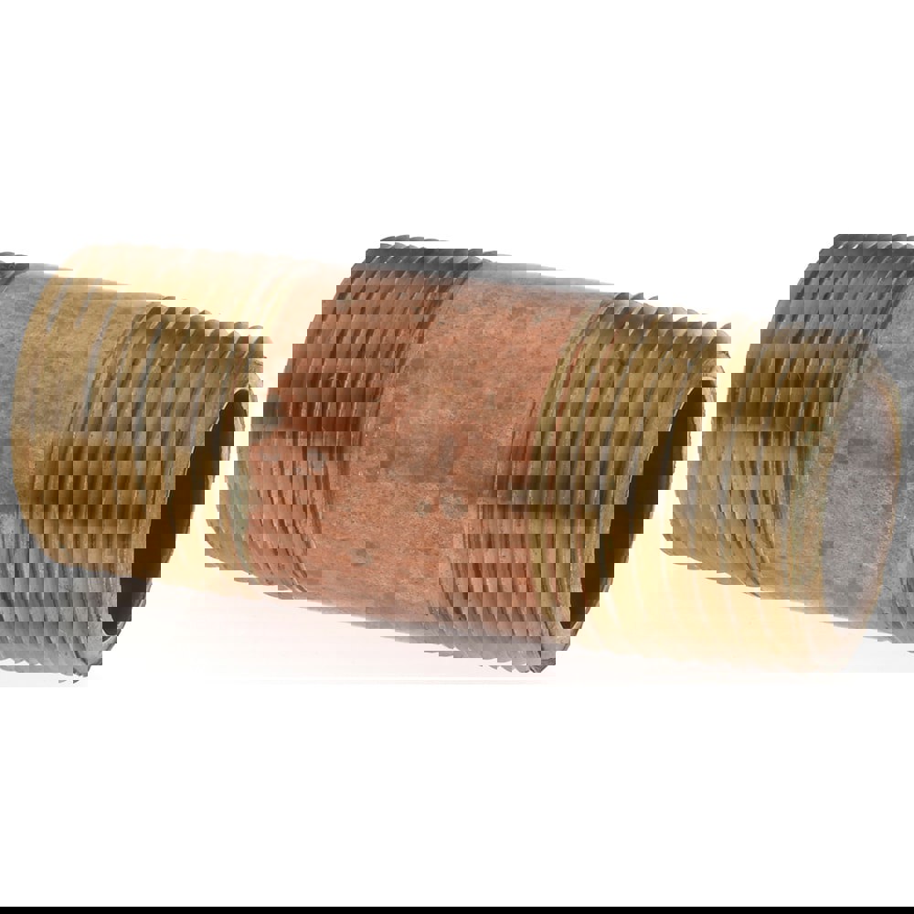 Brass Pipe Nipple: Threaded on Both Ends, 2