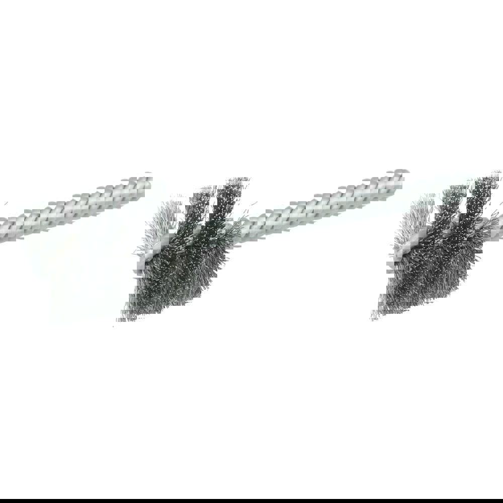 Power Tube Brush: Helical, Stainless Steel