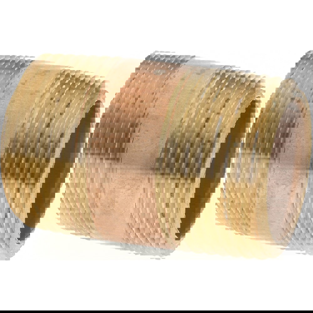 Brass Pipe Nipple: Threaded on Both Ends, 1-1/2