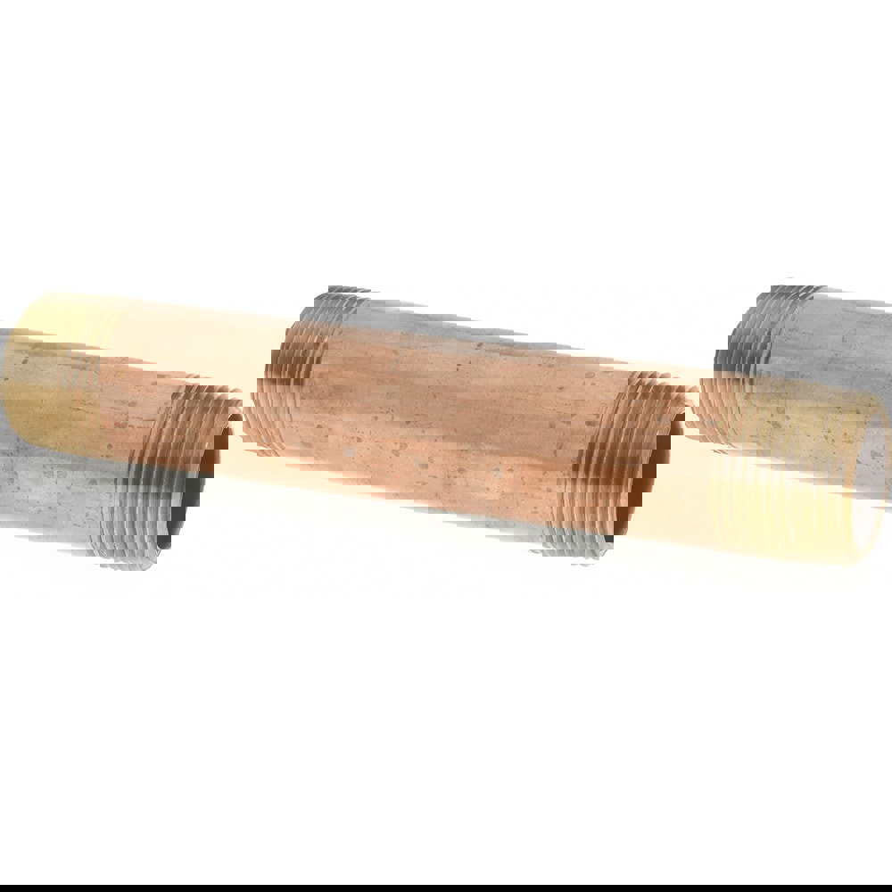 Brass Pipe Nipple: Threaded on Both Ends, 5-1/2