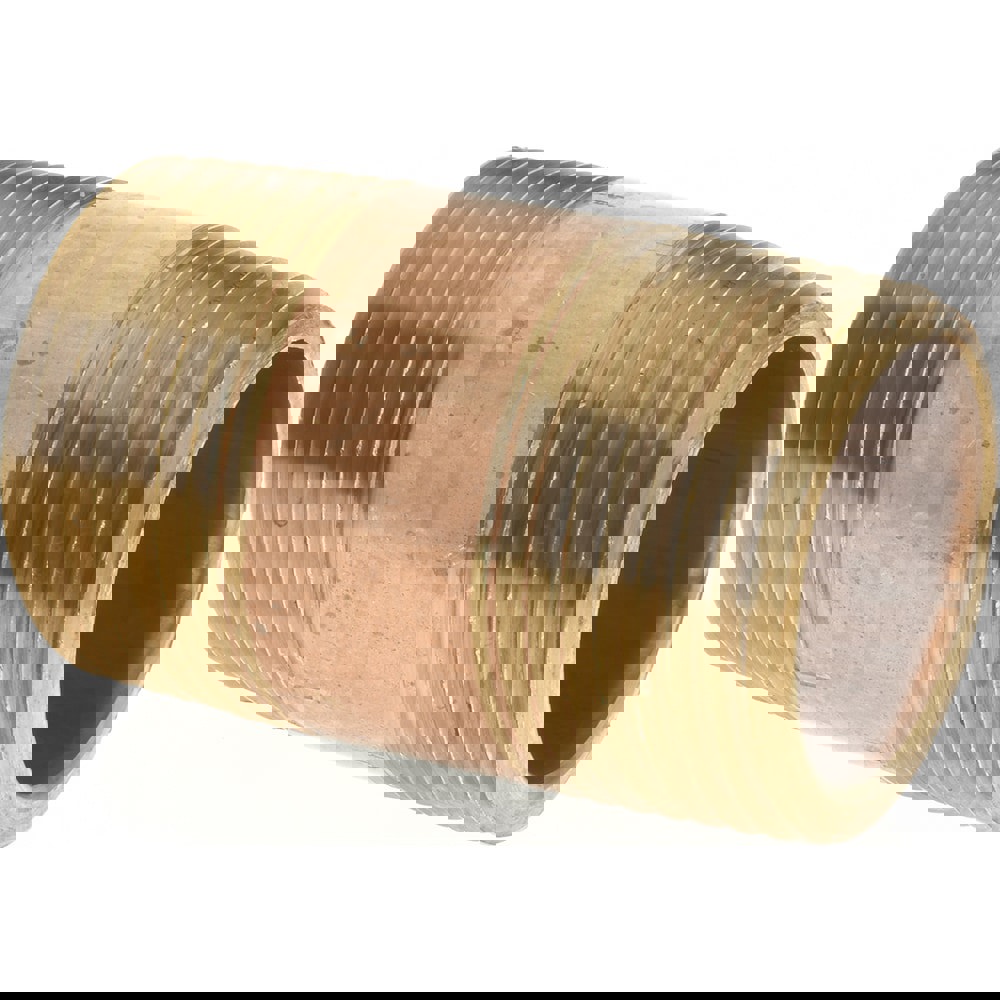 Brass Pipe Nipple: Threaded on Both Ends, 2