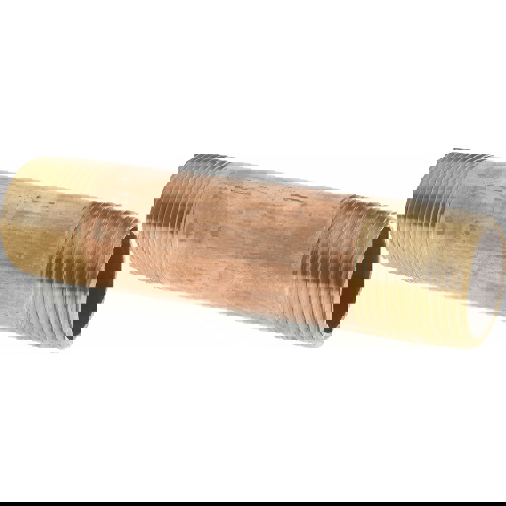 Brass Pipe Nipple: Threaded on Both Ends, 5