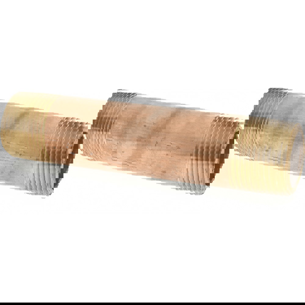 Brass Pipe Nipple: Threaded on Both Ends, 5-1/2