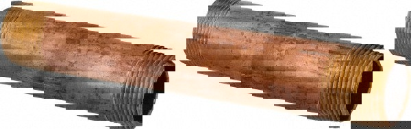 Brass Pipe Nipple: Threaded on Both Ends, 8