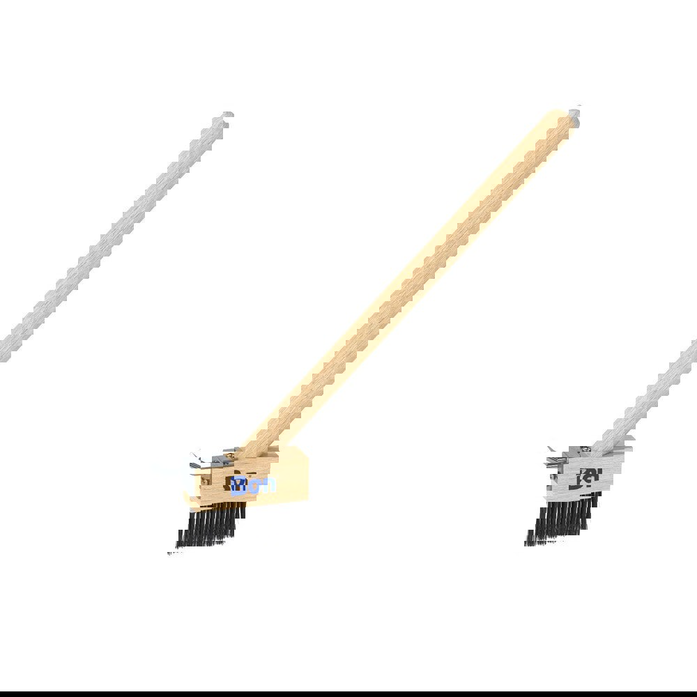 Surface Preparation Brushes; Type: Crew Wire ; Brush Type: Crew Wire ; Bristle Material: Wire ; Bristle Width: 1.5in ; Overall Width: 8 ; Overall Length: 18.00