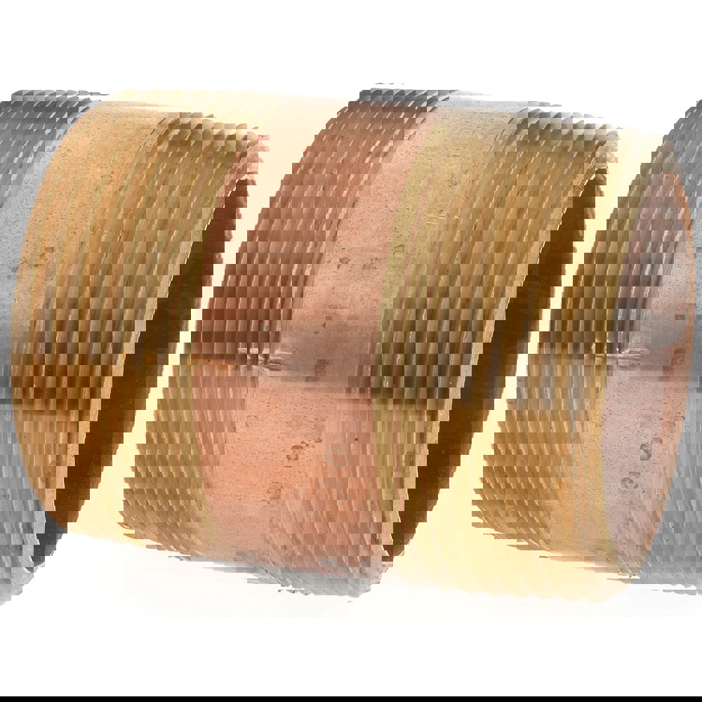 Brass Pipe Nipple: Threaded on Both Ends, 2