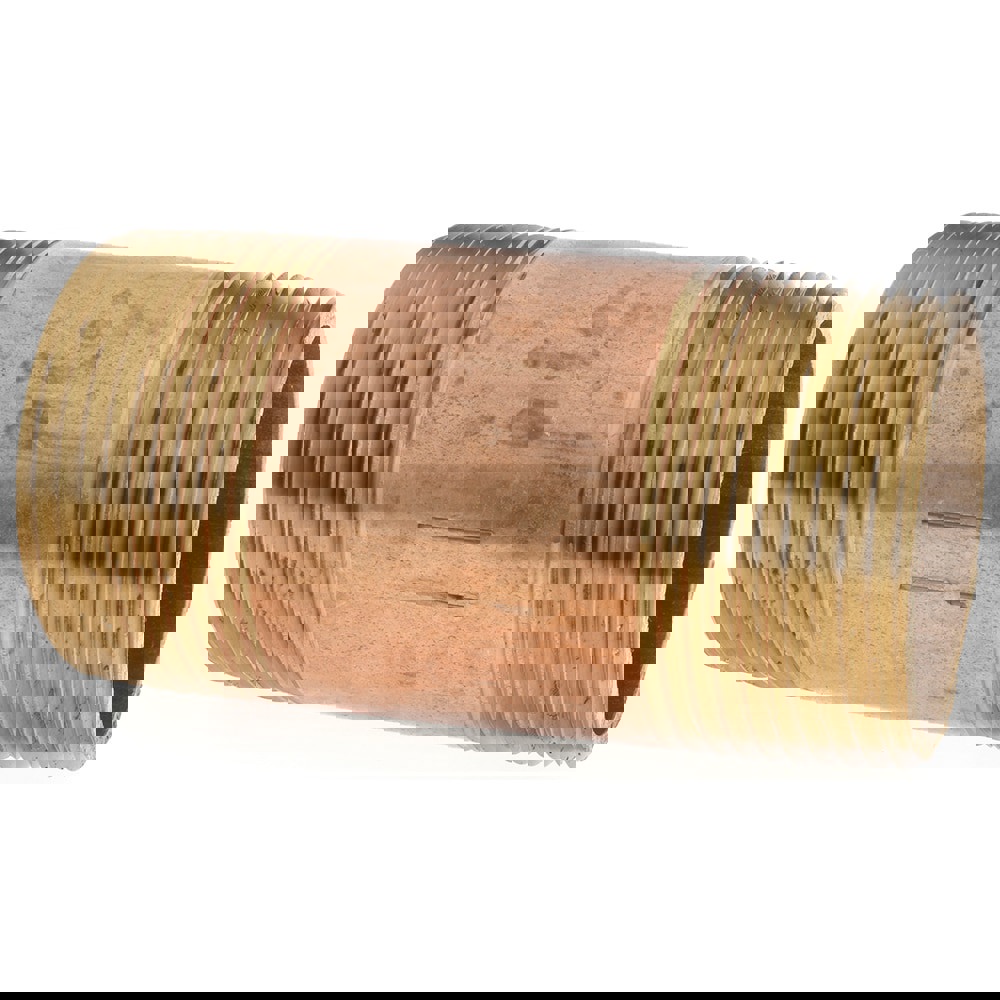 Brass Pipe Nipple: Threaded on Both Ends, 3