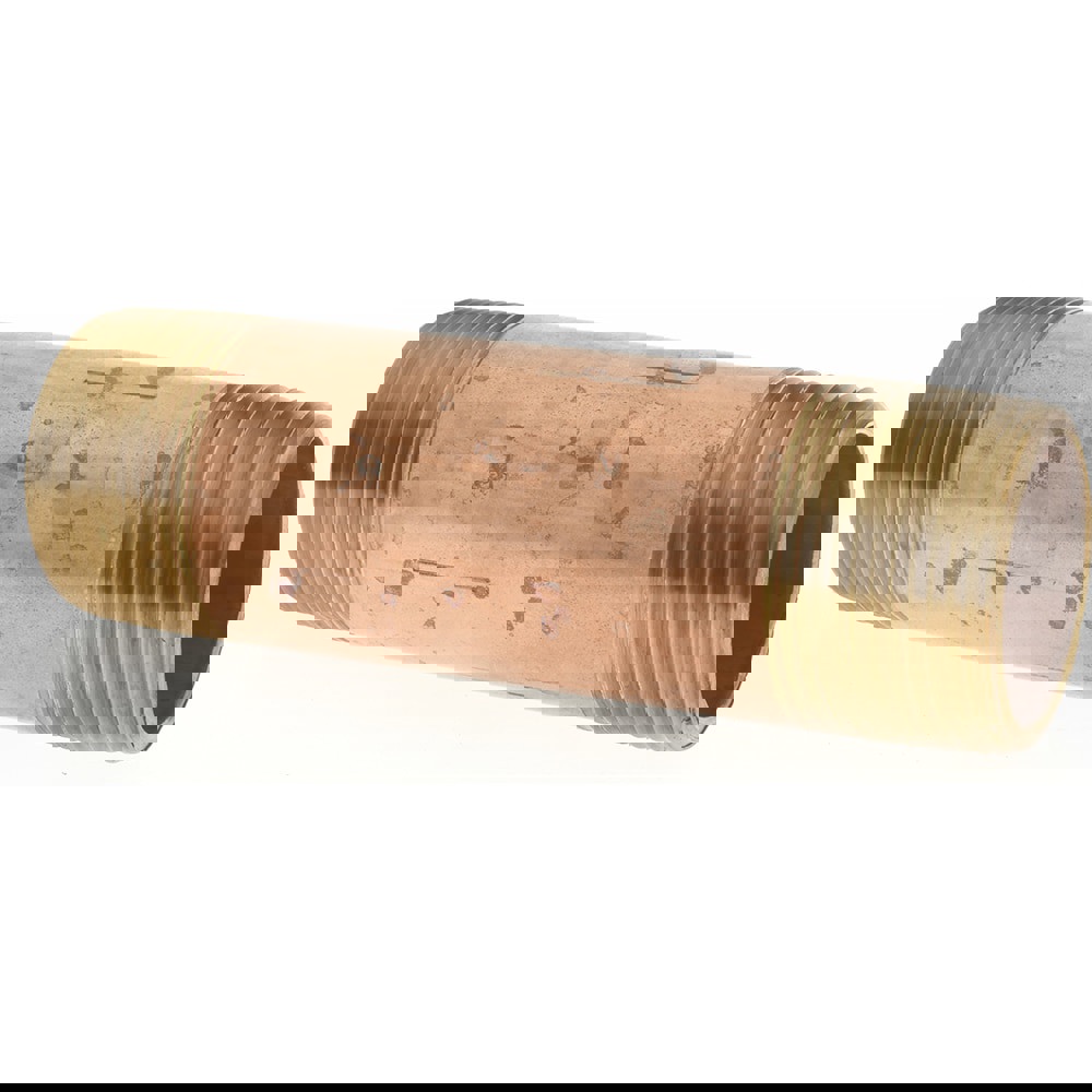 Brass Pipe Nipple: Threaded on Both Ends, 5