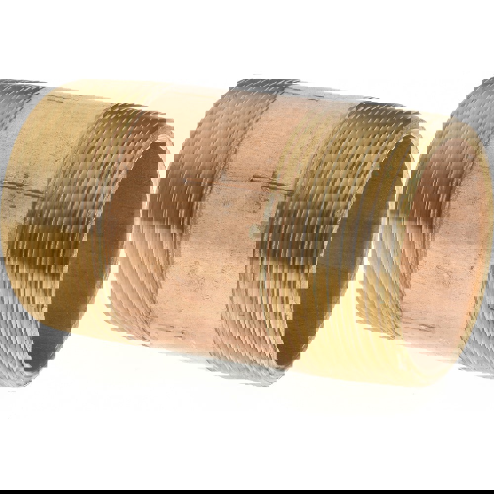 Brass Pipe Nipple: Threaded on Both Ends, 3