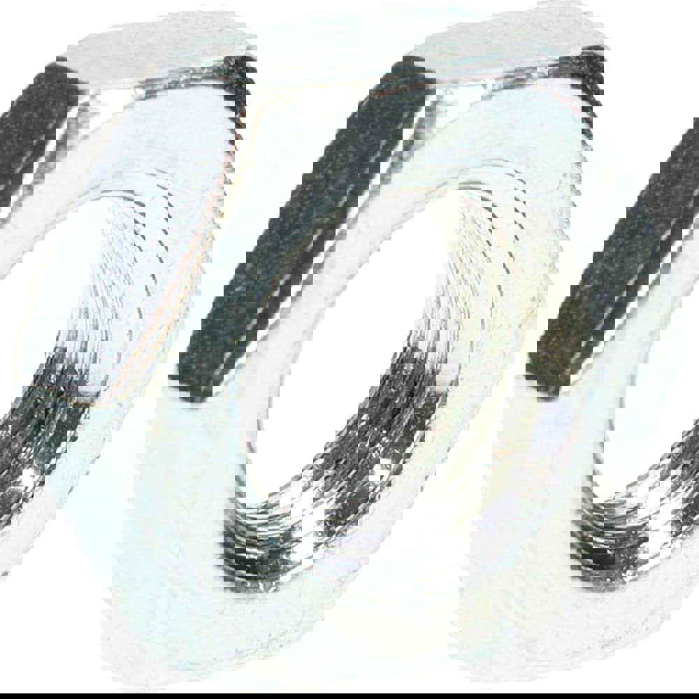 Hex Nut: 5/16-24, Grade 5 Steel, Zinc Clear Finish