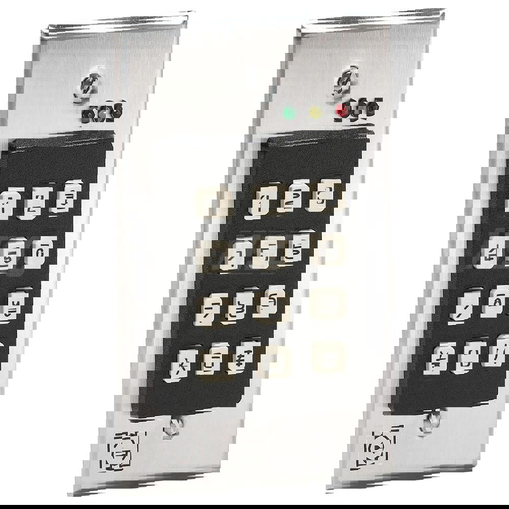 Electromagnet Lock Accessories; Accessory Type: Flush-Mount Keypad ; For Use With: Indoor or Outdoor Applications ; Material: Steel