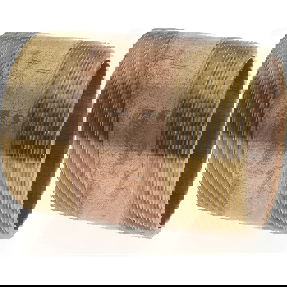 Brass Pipe Nipple: Threaded on Both Ends, 3