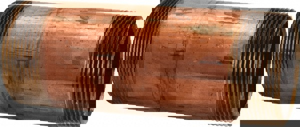 Brass Pipe Nipple: Threaded on Both Ends, 6