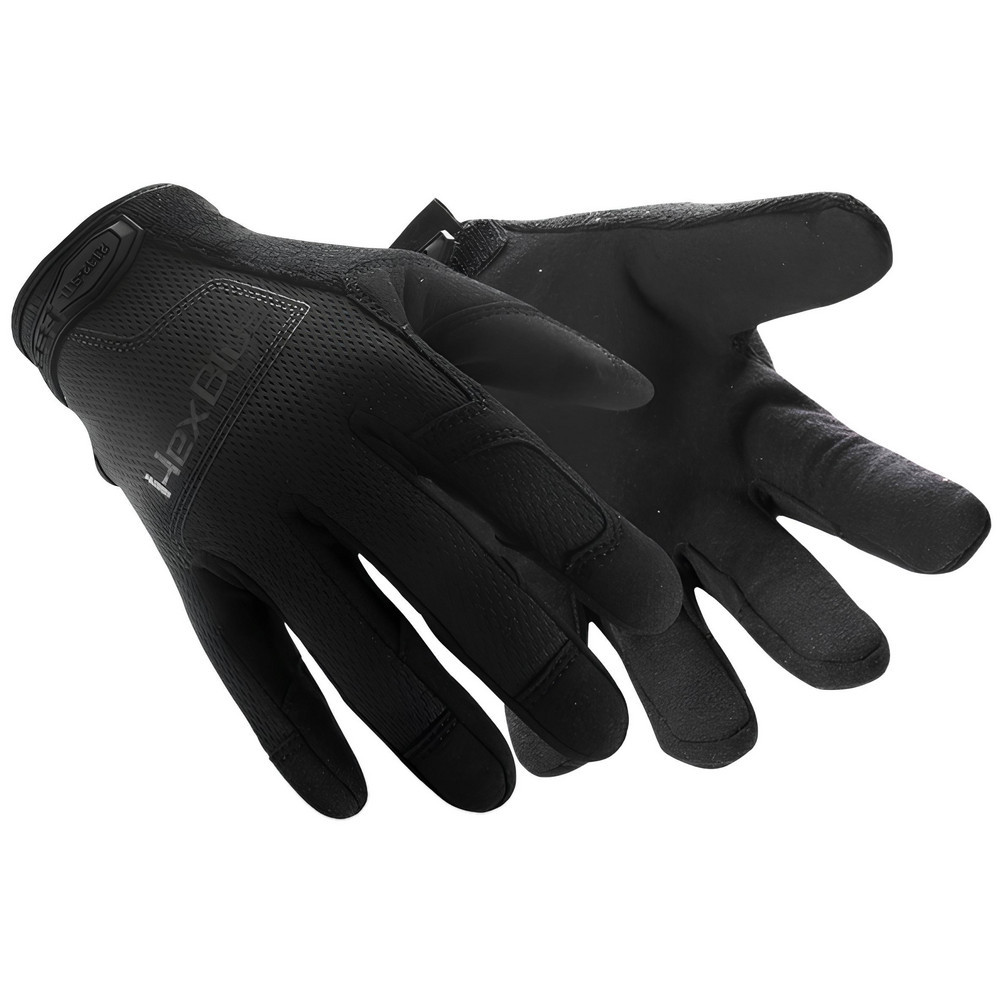 Puncture-Resistant Gloves: Size X-Large, ANSI Puncture 2, Leather Lined, Leather