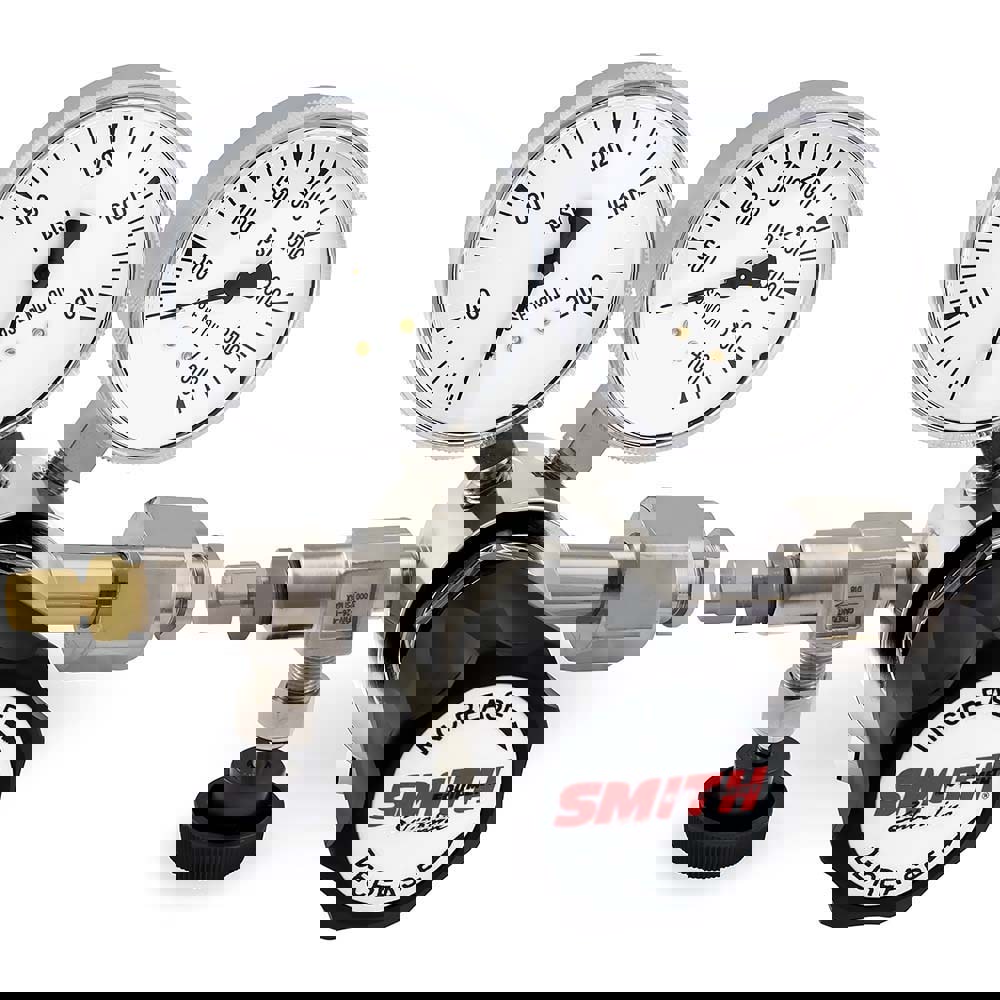 320 CGA Inlet Connection, 150 Max psi, Carbon Dioxide Welding Regulator