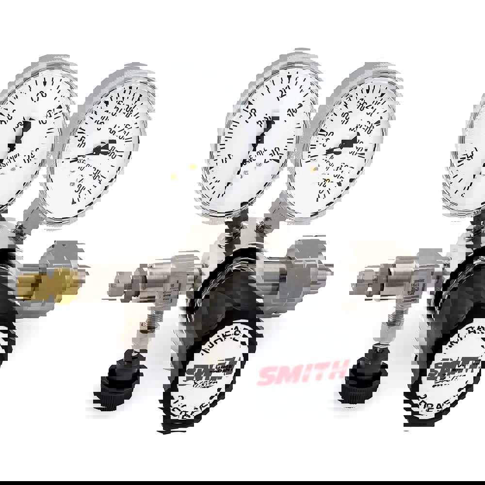 350 CGA Inlet Connection, 150 Max psi, Hydrogen Welding Regulator