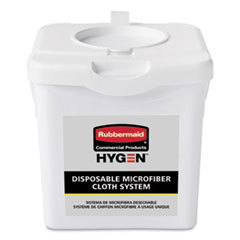 HYGEN Disposable Microfiber Cloth/Rag/Towel Charing Bucket, White