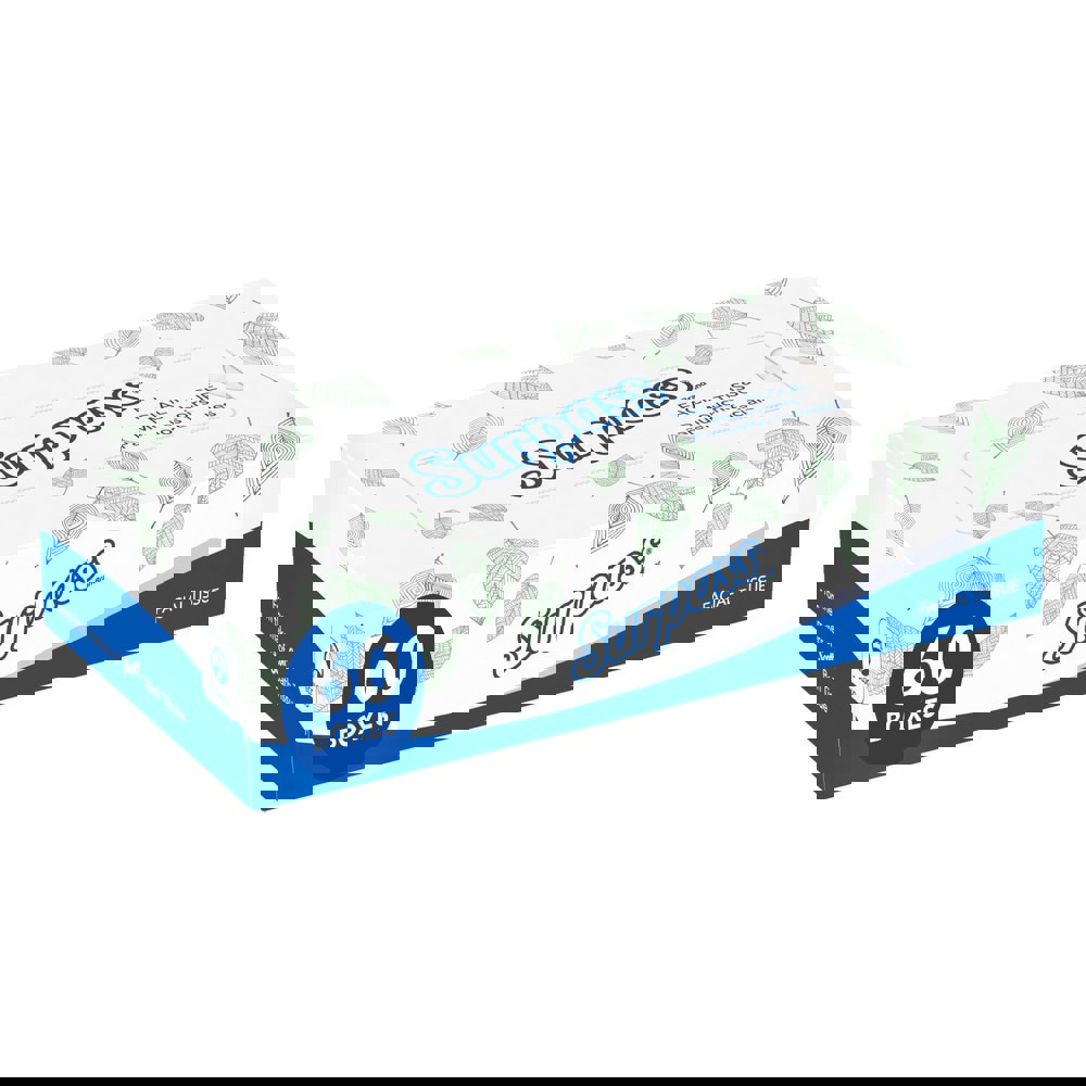 Case of (60) 125-Sheet Flat Boxes of White Facial Tissues