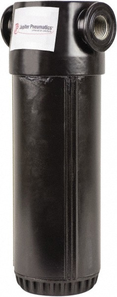 Oil & Water Filter/Separator: NPT End Connections, 15 CFM, Internal Float Drain, Use on Water