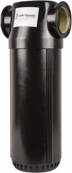 Oil & Water Filter/Separator: NPT End Connections, 175 CFM, Internal Float Drain, Use on Water
