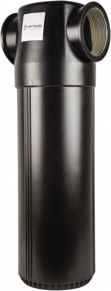 Oil & Water Filter/Separator: NPT End Connections, 700 CFM, Internal Float Drain, Use on Water