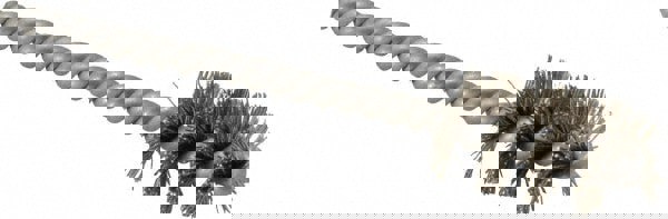 Power Tube Brush: Helical, Stainless Steel