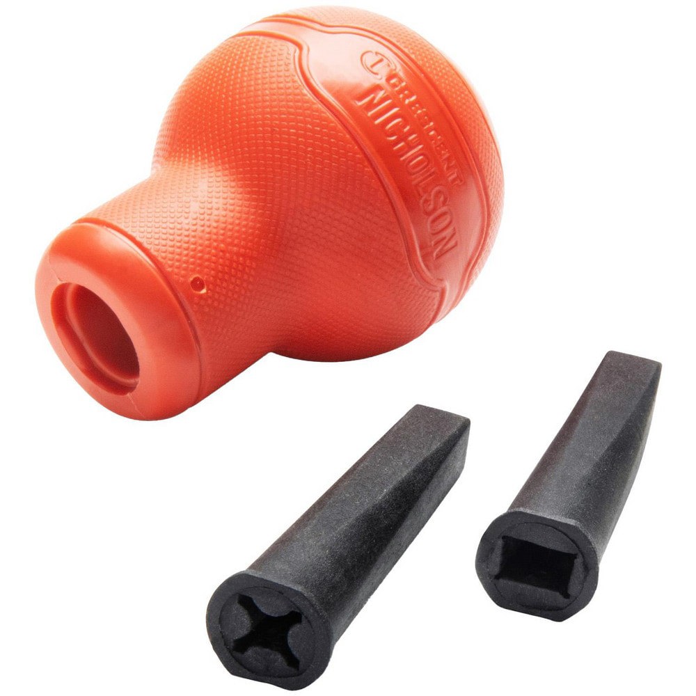 File Handles & Holders; Handle Diameter: 1.7in ; Attachment Type: Push-On ; Handle Material: Plastic ; Overall Length (Inch): 2.25in