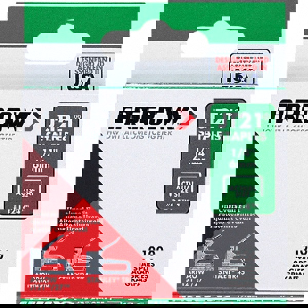 Galvanized Steel Light-Duty Staple: 1/4