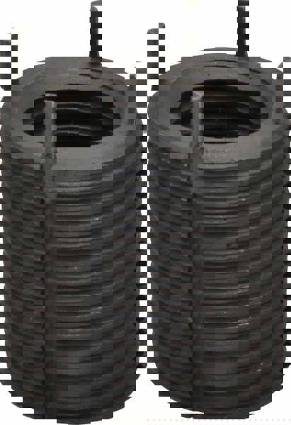 Thread Locking Insert: 7/8-9 Internal Thread, 1-1/4-12 External Thread, UNC, 1-1/4