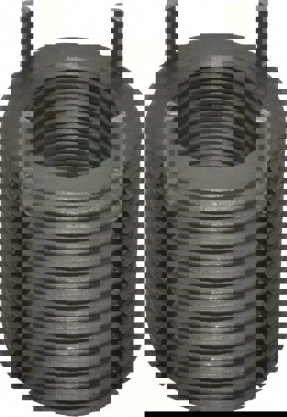 Thread Locking Insert: 3/4-16 Internal Thread, 1-1/8-12 External Thread, UNF, 1-1/8