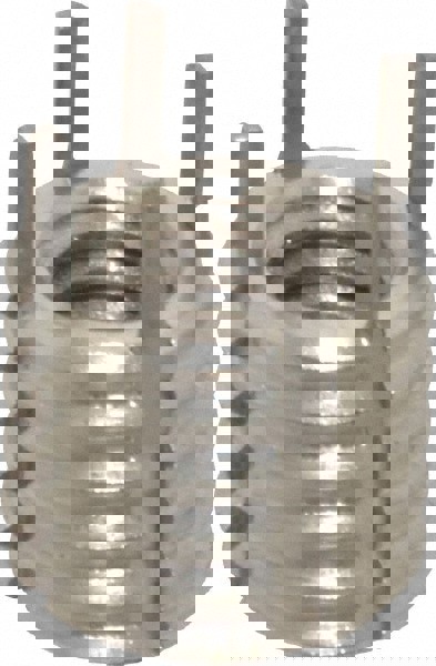 Thread Locking Insert: 5/16-18 Internal Thread, 1/2-13 External Thread, UNC, 0.43