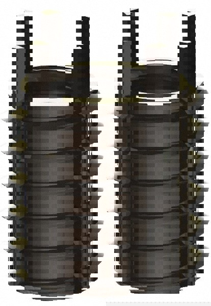 Thread Locking Insert: 3/8-16 Internal Thread, 1/2-13 External Thread, UNC, 1/2