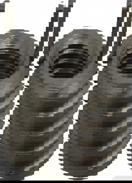 Thread Locking Insert: 1/4-28 Internal Thread, 7/16-14 External Thread, UNF, 0.37