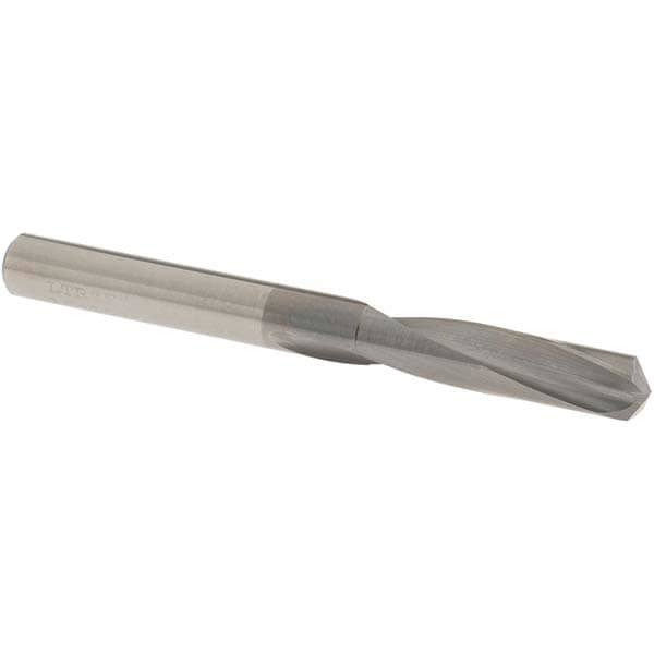 Jobber Length Drill Bit: Letter F (0.2570) Dia, 135 deg, Solid Carbide