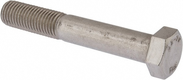 Hex Head Cap Screw: M16x2, 100.00 mm Length Under Head, Grade 18-8 & Austenitic Grade A2 Stainless Steel