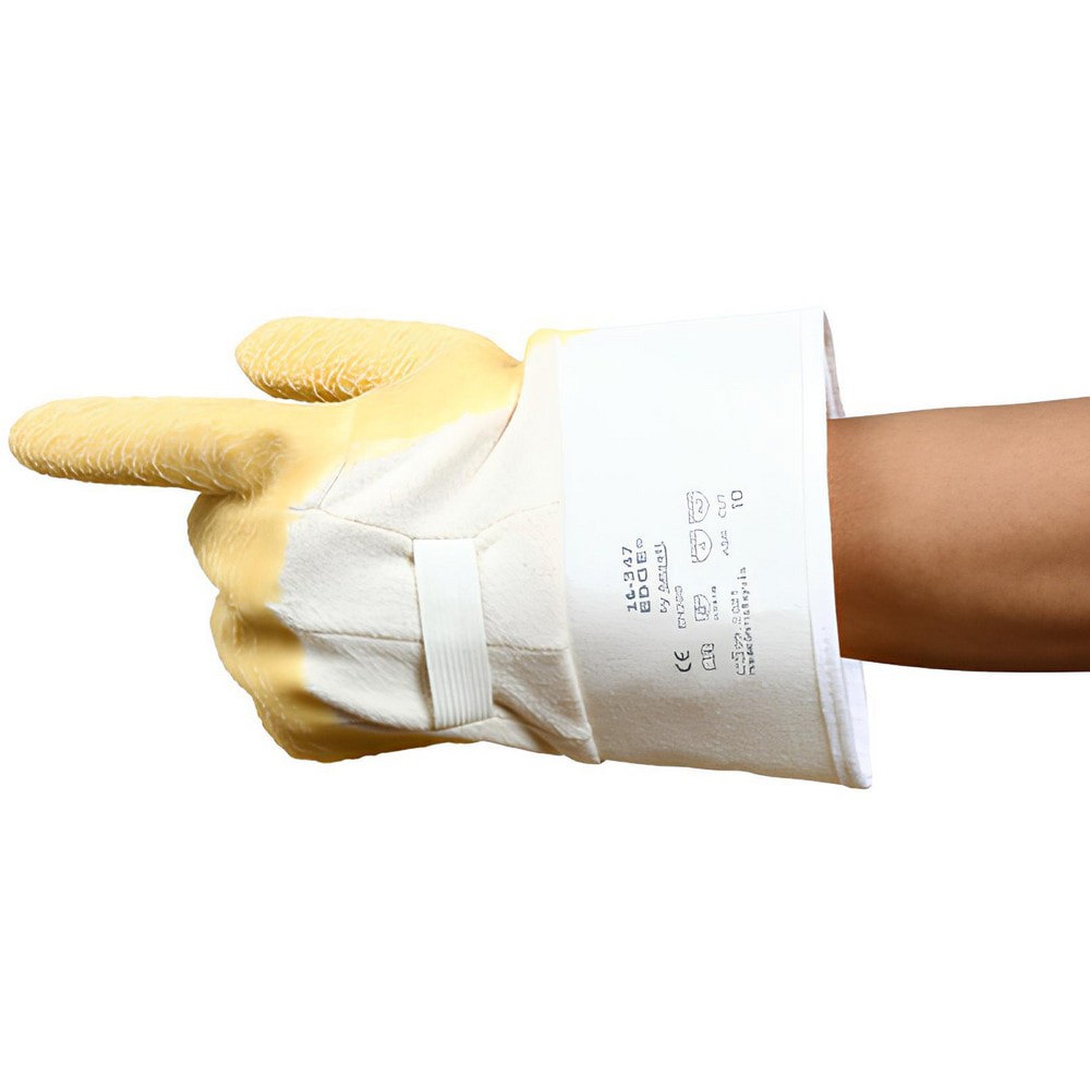 Series 16-347 General Purpose Work Gloves: X-Large, Rubber-Coated Jersey