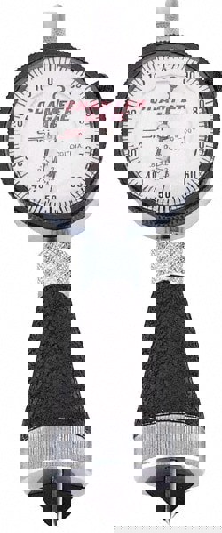 Chamfer Gages; Gage Type: Internal ; Plunger Type: 3-Blade; Conical ; Minimum Included Angle: 90 ; Maximum Included Angle: 127.0 ; Graduation: 0.01 (mm); Material: Hardened Tool Steel