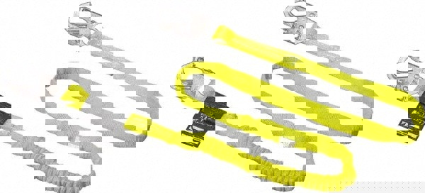 4' Long, 310 Lb Capacity, 1 Leg Locking Snap Hook Harness Lanyard